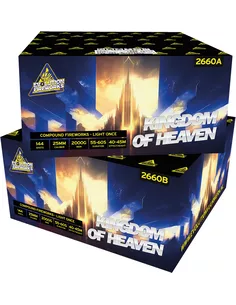 KINGDOM OF HEAVEN 288' SHOTS - EVOLUTION FIREWORKS.(353)
